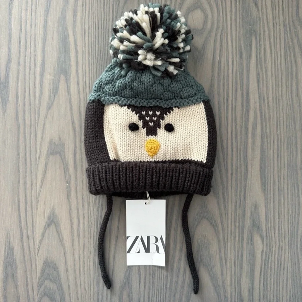 ZARA TODDLER GIRL PENGUIN HAT
